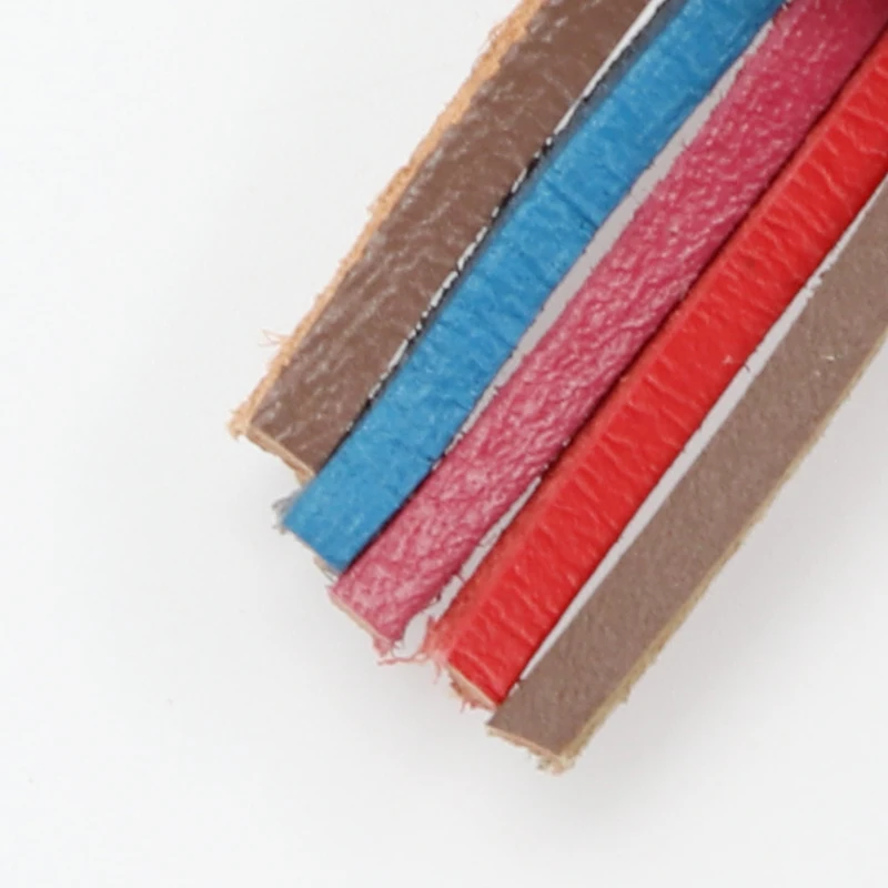 1 Pair Flat Shoelaces High Quality Solid Leather Shoe laces Classic Multicolor Leisure Shoe lace Outdoor Unisex Shoelace