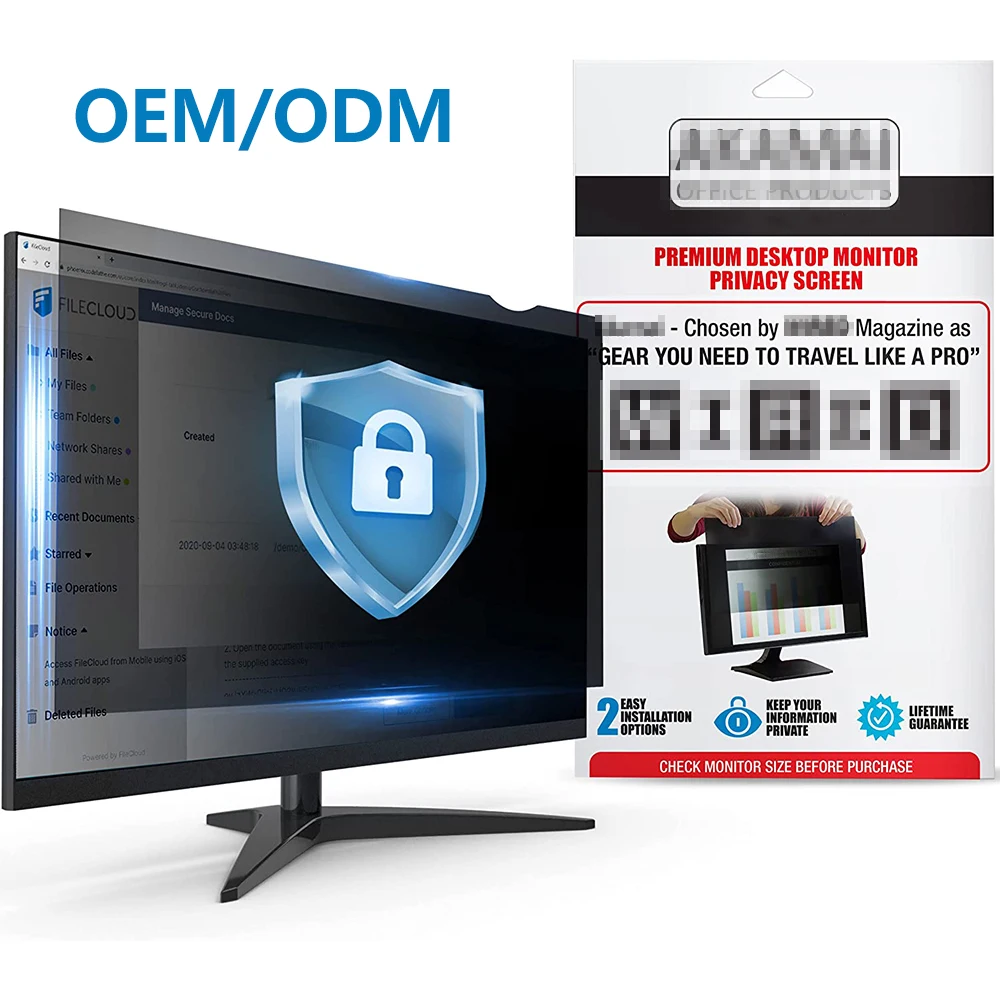 Оптовая продажа с фабрики 21 5 дюймов (16:9) 96% Антибликовая светозащитная Защитная пленка для