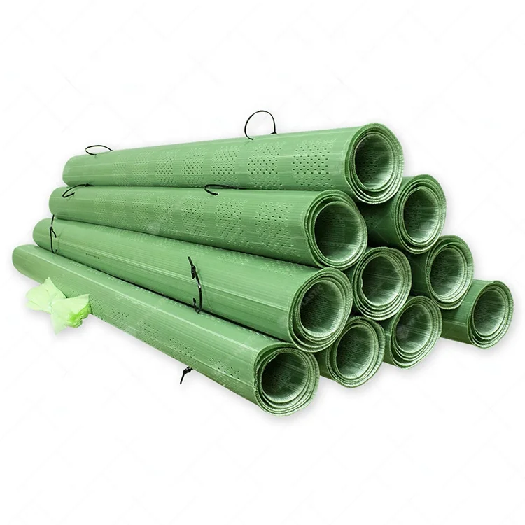 Custom PP Corrugated Tree Tube Protector Reusable tree guard green corflute