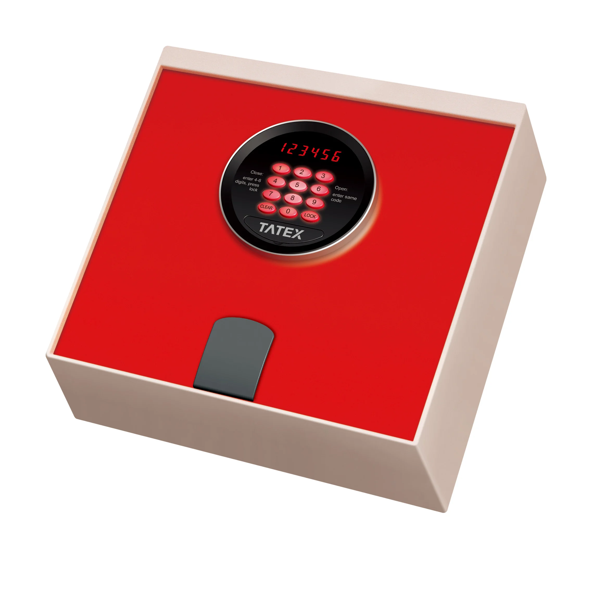 Factory direct sales portable diversion security electronic digital hotel room laptop safe cable box