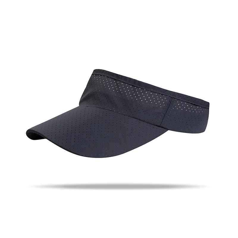 Wholesale Custom Logo Unisex Embroidery Sublimation Quick Dry Outdoor Visor Beach Adjustable Sun Cap Visor Hats