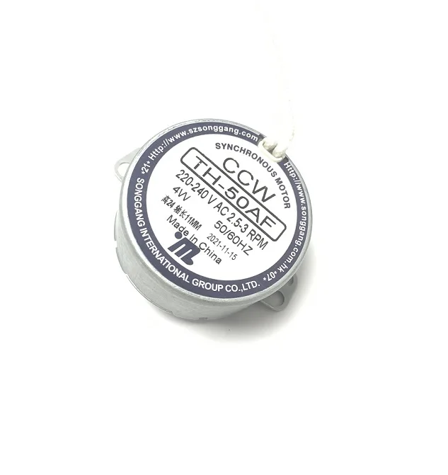 high quality china manufacture synchron motor 110V 120V 220V 230V 240V 1-2RPM 2-3RPM 4-5RPM 5-6RPM CCW 4W50HZ60hz for household