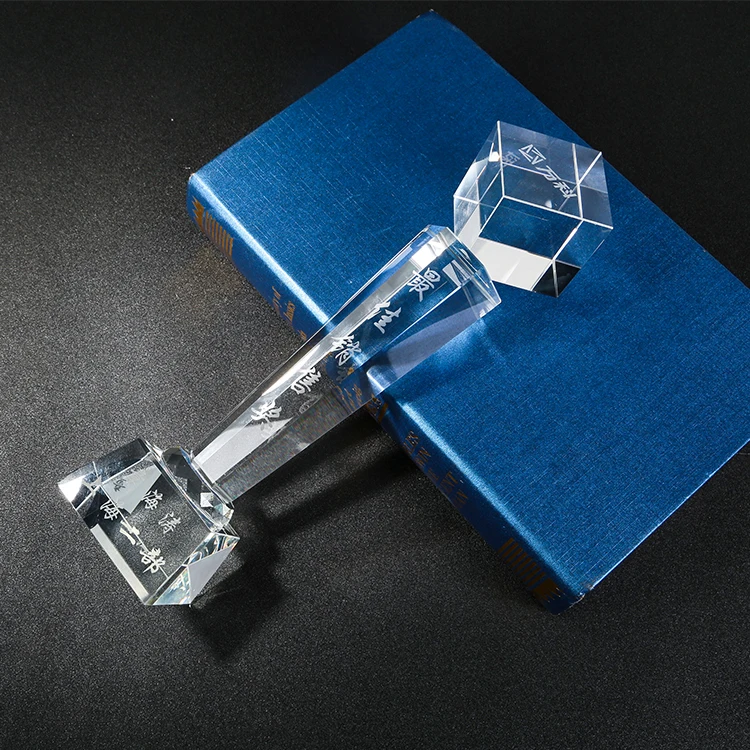 Hot selling amazon as souvenir gift Wholesale Personalized Factory Price Glass Trophy Blanks