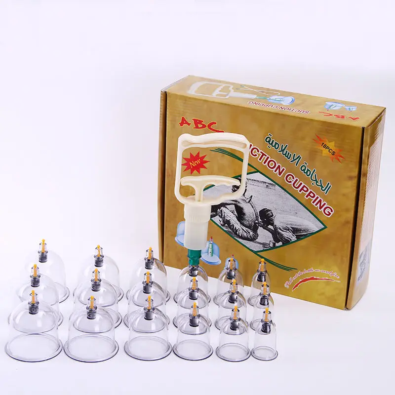 PZ 12PCS/BOX Gift Boxes Package Massage Hijama Cups as Material Cupping Therapy Device Acupuncture Clear Suction Cupping Cups Body