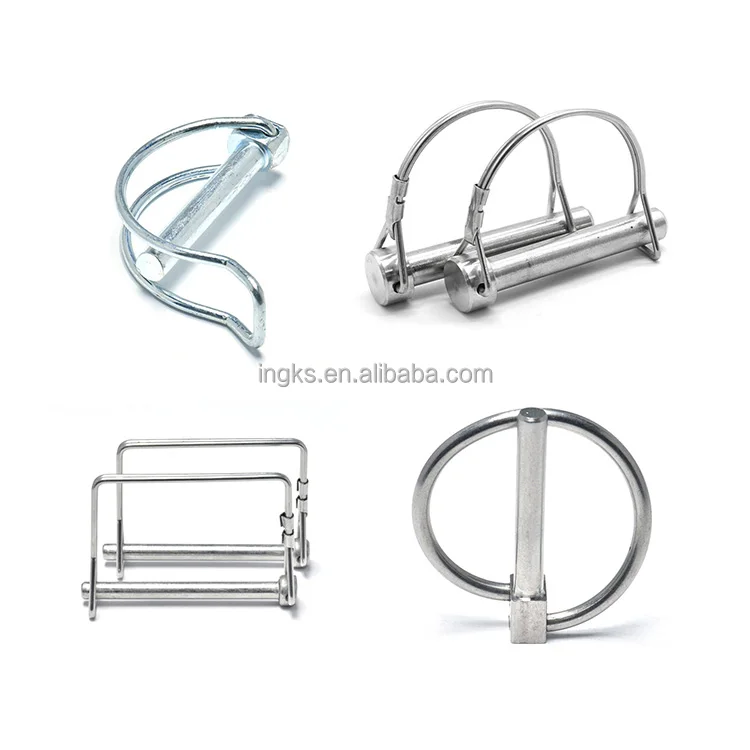 Stainless Steel High Antiseptic Customized Double Wire D Type Safety Lock Pin