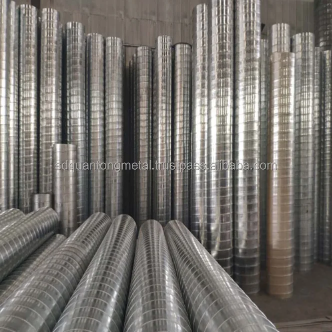 Spiral duct galvanized insulation ventilation smoke exhaust duct industrial environmental protection ventilation duct processing