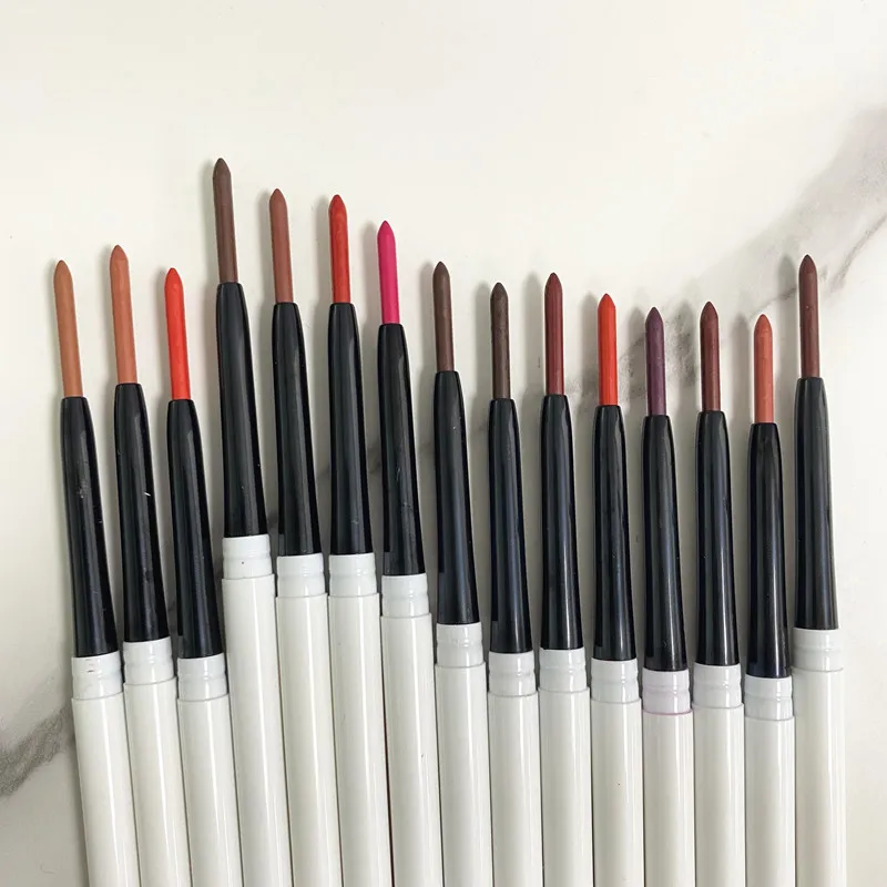 Waterproof Lip Liner Long Lasting Wooden Lipliner Pencil Private Label Matte Make Up Wood and Lipstick
