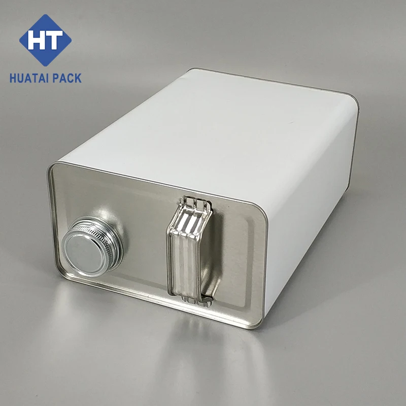 Gallon Rectangular Metal Can Screw Top Chemical F-style Cans