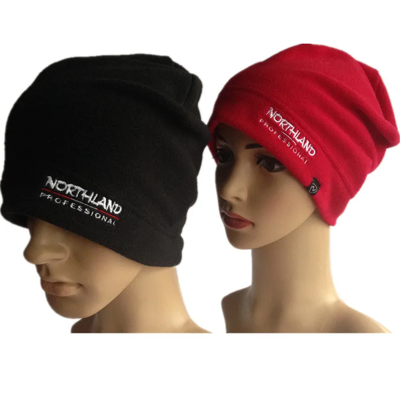 factory directly polar fleece beanie hat camo printed pattern high stretch hunter winter  customer embroidery print logo hat