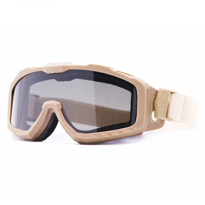Hot Sales HD Tactical Goggles Multicam Lentes Tactical Tactical Safety Goggles Glasses Side Protection Shooting Glasses