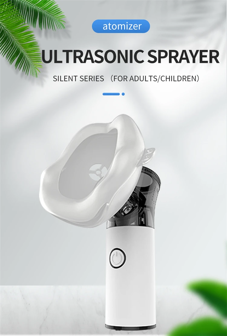 Health Care Mini Handheld Portable Inhale Nebulizer Silent Ultrasonic in Labor Nebulizador Children Adult Rechargeable Auto