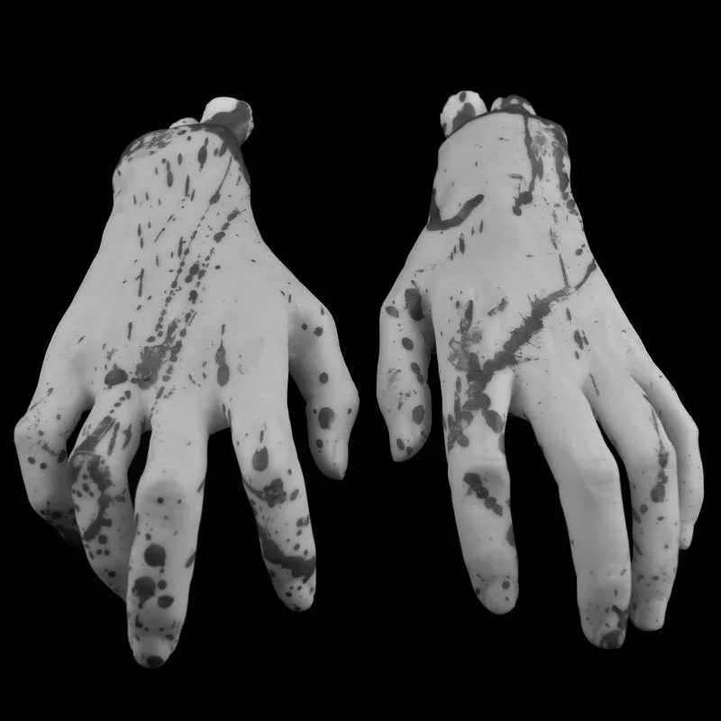 Factory wholesale party haunte lifelike broken hand artificial human eye heart prosthesis Halloween horror decoration props