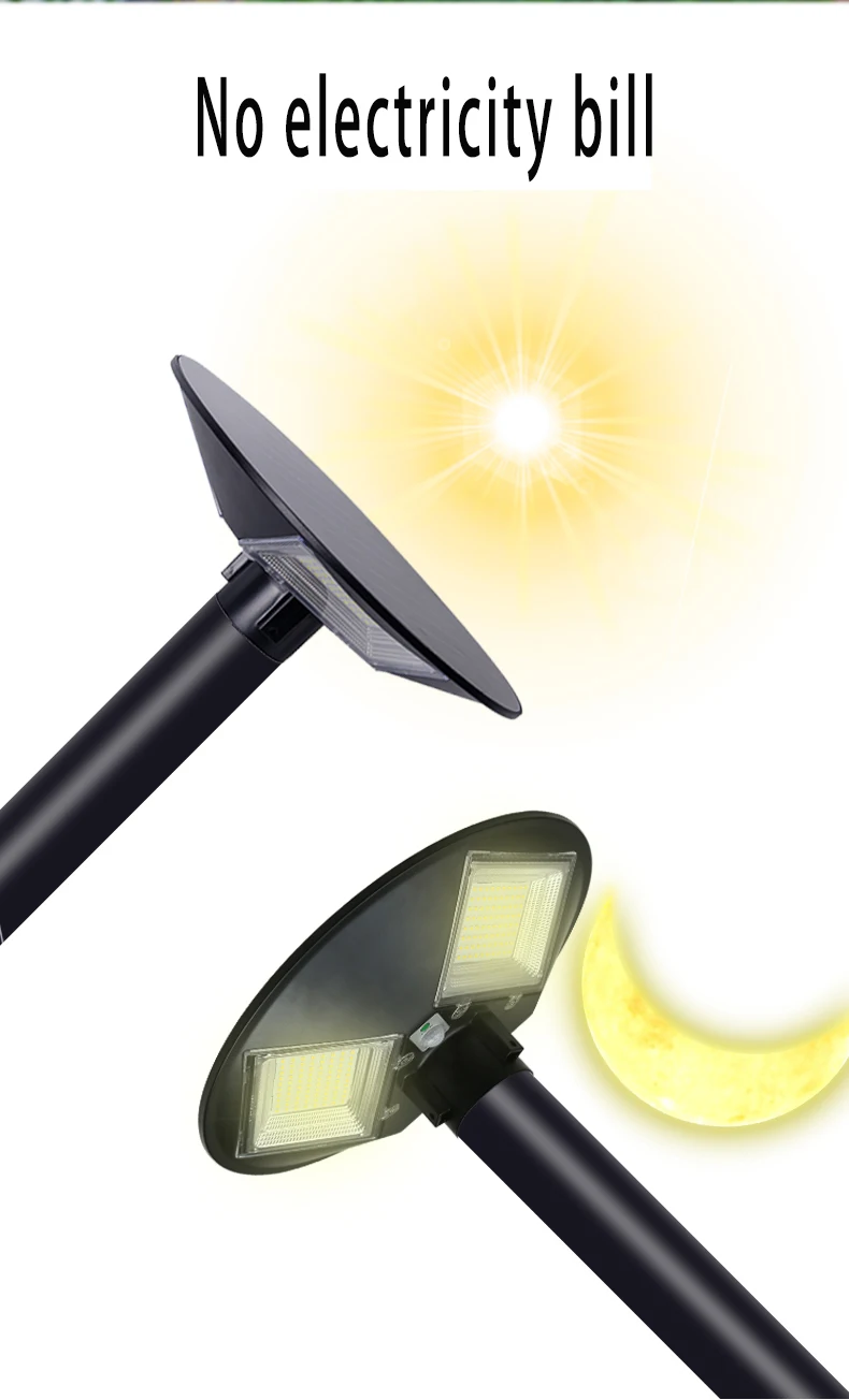 Outdoor UFO Solar Street Garden Light Remote Control 150W 200W 300W 400W 900W Solar Lights Outdoor System