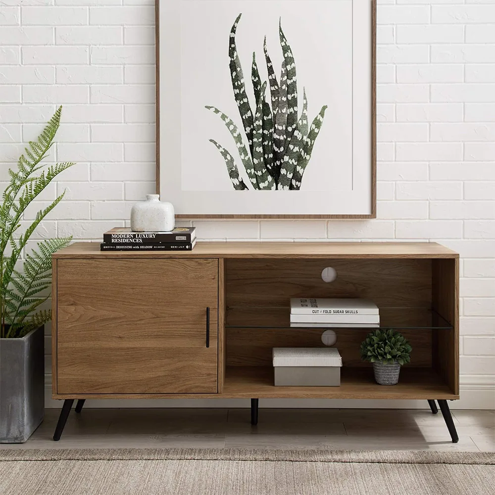 NBHY Multi-Functional Wooden TV Cabinet Entertainment Center TV Stand Storage Cabinet