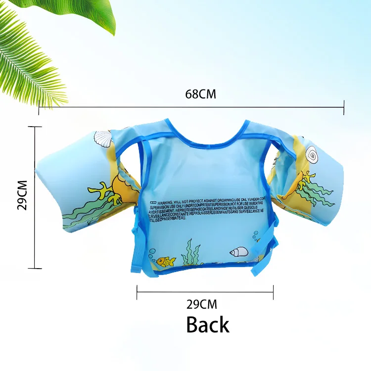 Factory Baby swimming safety Light kids arm life jackets vest