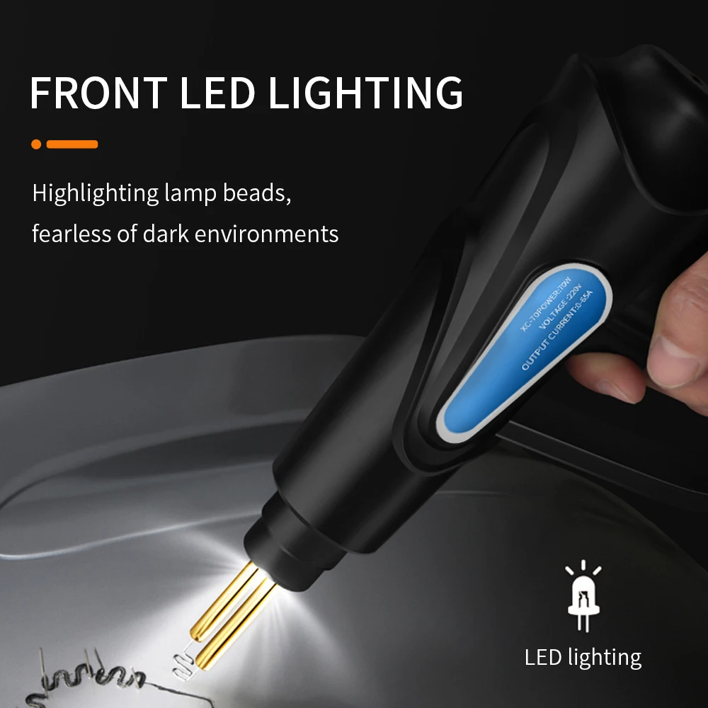 70W Hot Stapler Plastic Welder Machine Plastic Bumper Soldering Iron Garage Tools Car Bumper Repair Kits PVC Welder Gun