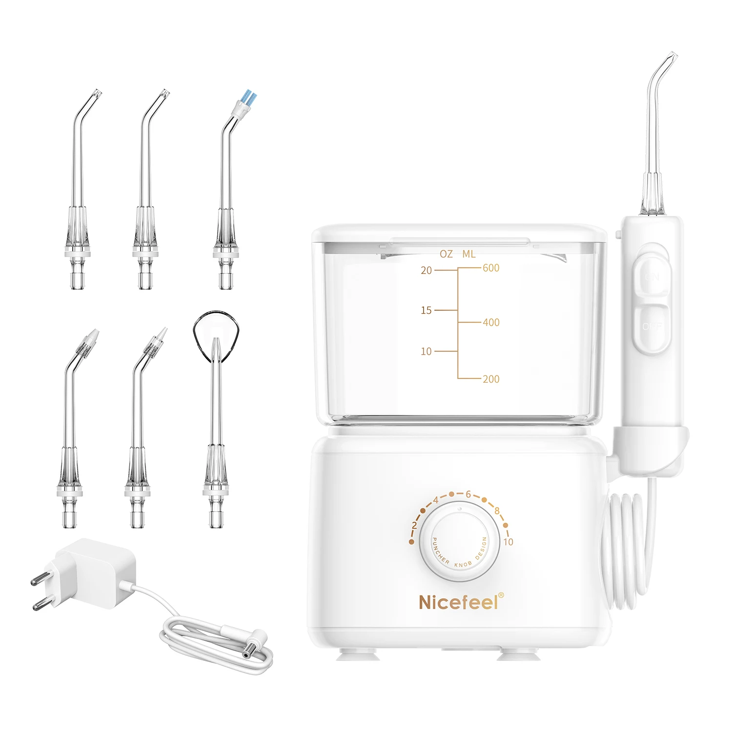 New Oral Care Advanced Water Flosser Teeth Deep Cleaning Dental Flosser with Mutique Tips