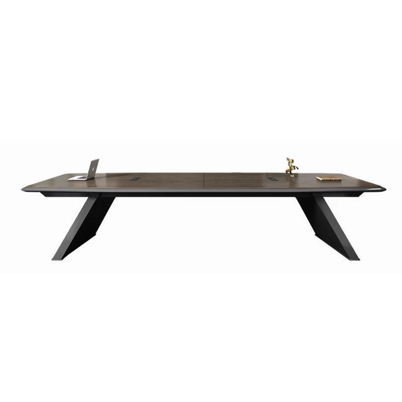 Factory Price High Quality Big Rectangle Customized Modern Boardroom Meeting Table Office Furniture Conference Room Desk