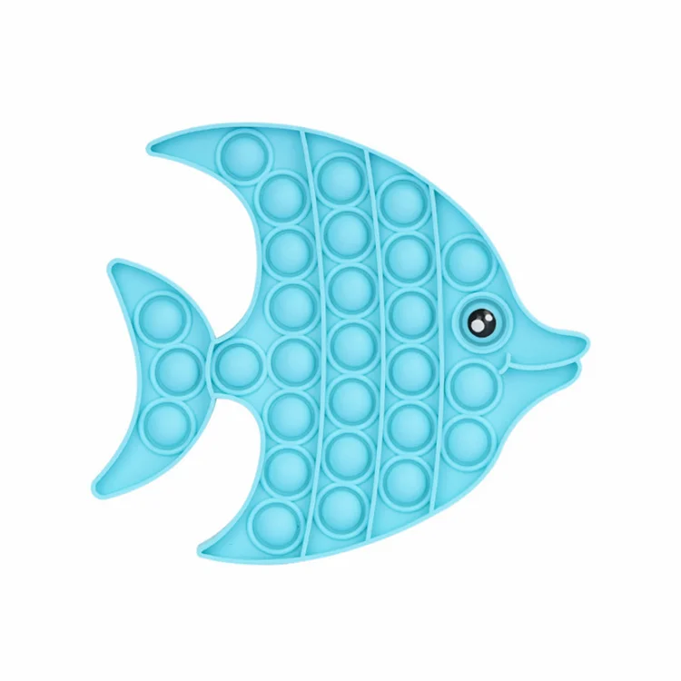 Оптовая продажа, мини-фиджет в форме рыбы, набор антистрессовых игрушек