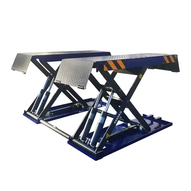 1.2m 4000kg Movable Mid-position scissor lift scissors vehicle elevator