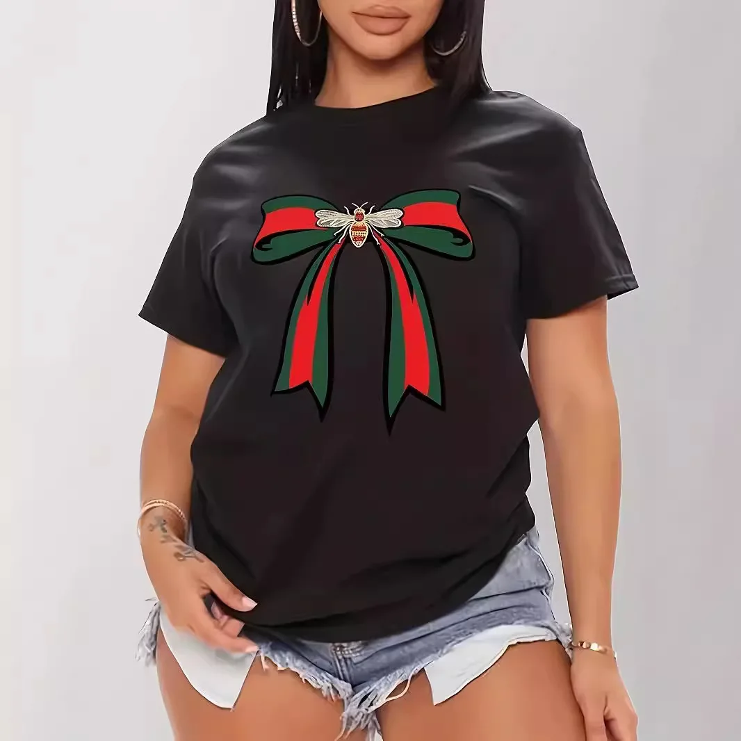 Custom Logo No MOQ Women Plus Size Jersey Short Sleeve Round Neck Casual Tee Shirt