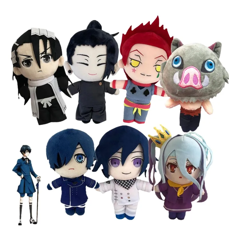 100 Styles Japanese Anime Jujutsu Kaisen Blue Lock Spy Family Fairy Tail Bleach JOJO  Bungo Stray Dogs Plush Figure Toy Doll