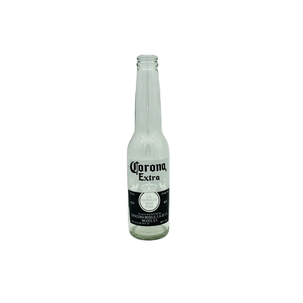 Wholesale 33cl 330ml empty clear glass bottle for beer