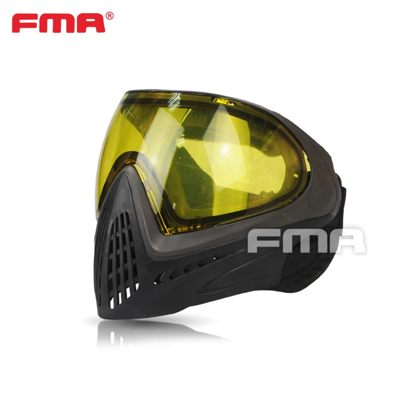 FMA Wholesale F1 full Face Protective Single lens Paintball Paintball Competitive Sports FM-F0022-FM-F0025