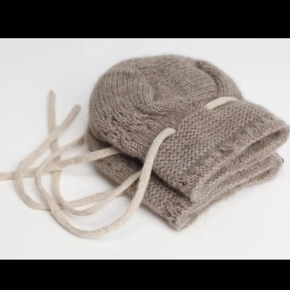 100% Natural Mongolian Luxurious Cashmere Soft And Breathable Boots For Baby Girl 0-6 Months