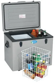 Classic Model BR55C4 55L Dual Zones Compressor freezer fridge Camping Cooler Small Refrigerator