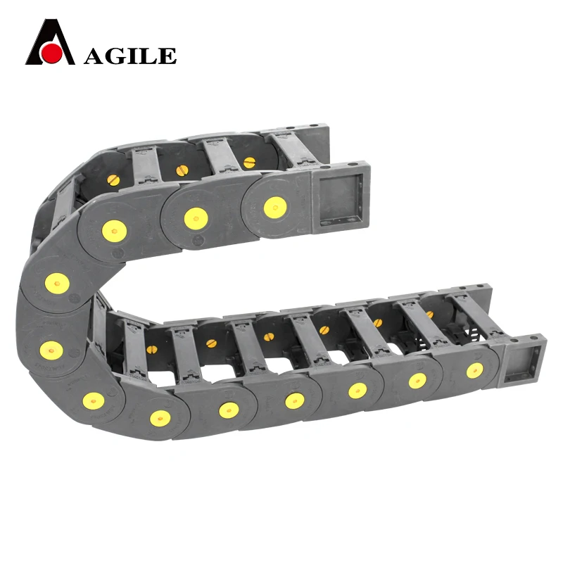 45*120 MTS series open type cnc reinforced nylon cable carrier