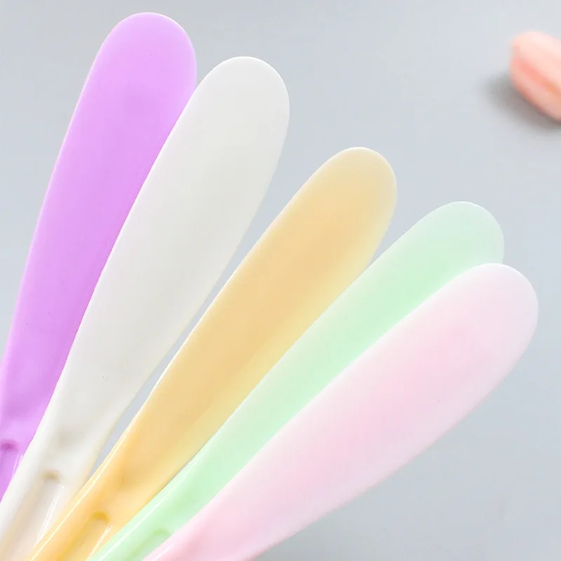 Manufacturer custom logo diy face mask mixing spoon makeup mask spatula home face mask stick beauty tool