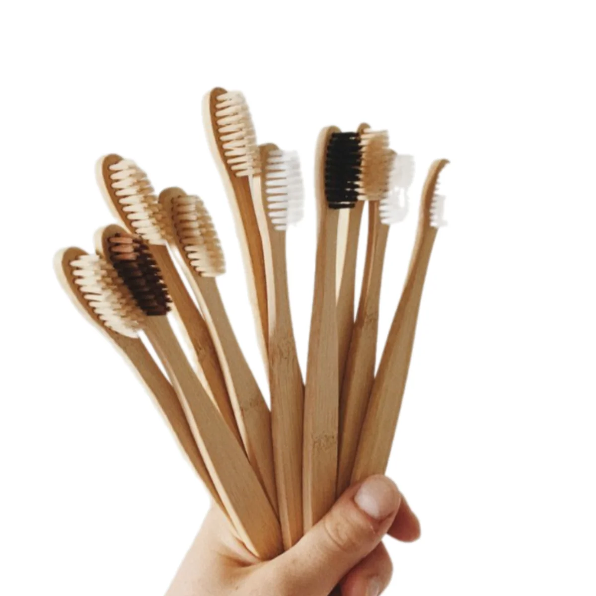 OEM/ODM Handmade Bamboo Toothbrush Eco - Friendly Ultra Soft Toothbrush Organizer For Long Travel Toothbrush