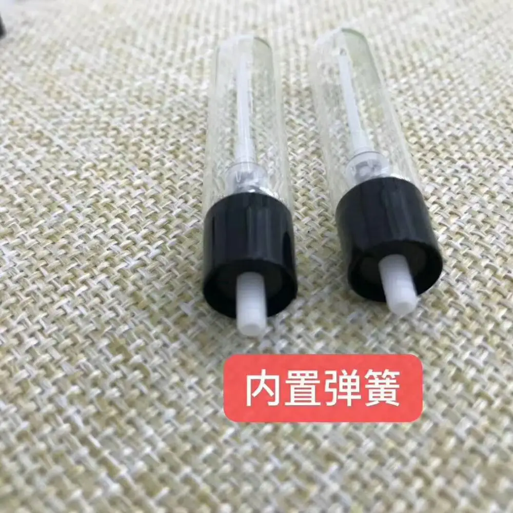 2ml 3ml 5ml 6ml 7ml slender glass vials bottle with small sprayer and plastic cap