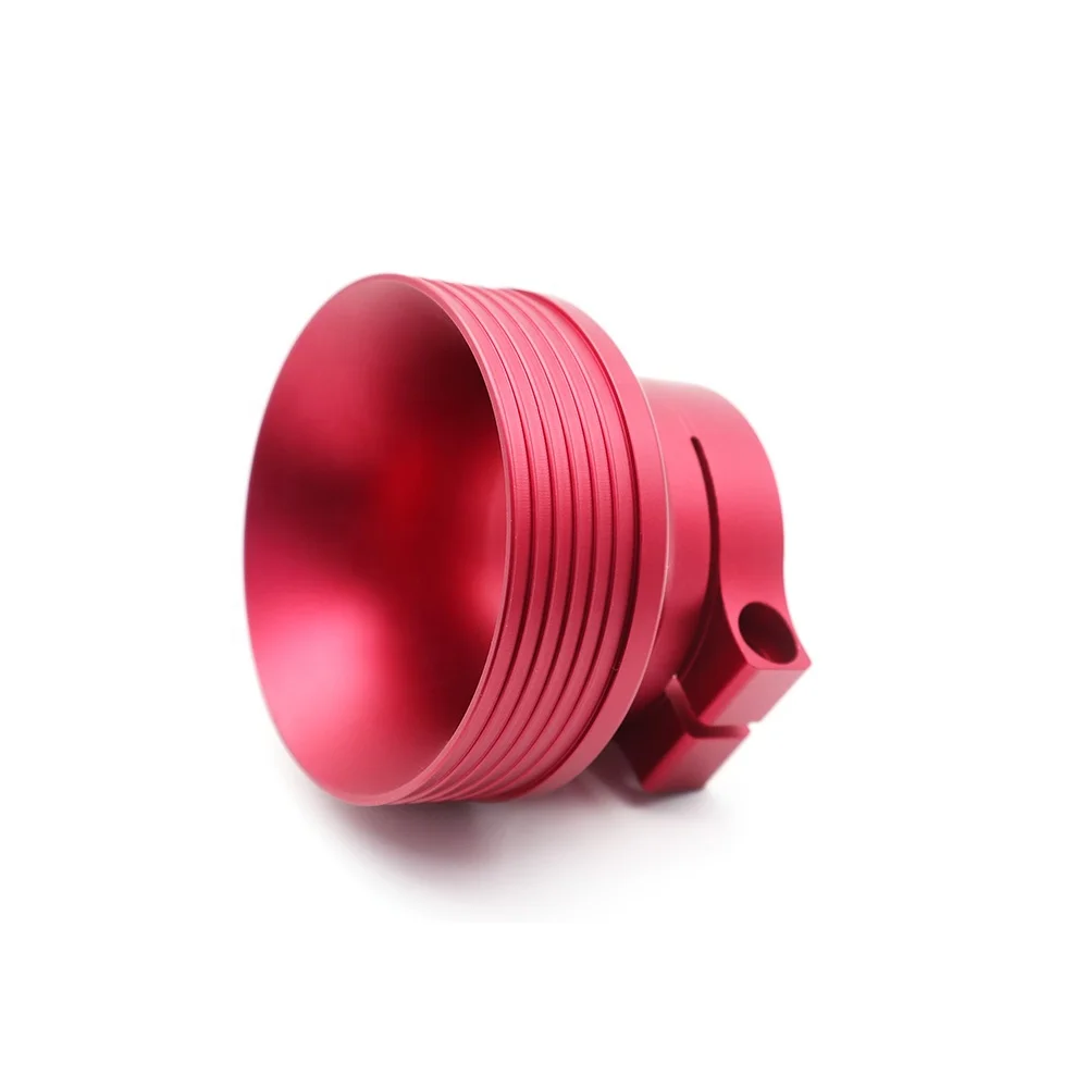 New High Precision 5 Axis CNC Milling Machined 6061Aluminum Billet Anodized Hose Clamp Factory Price