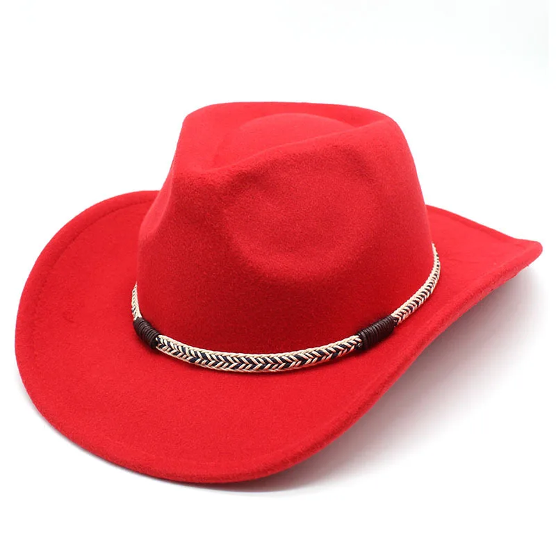 Wholesale 2023 New Women Men Wide Brim Retro Cowboy Hat