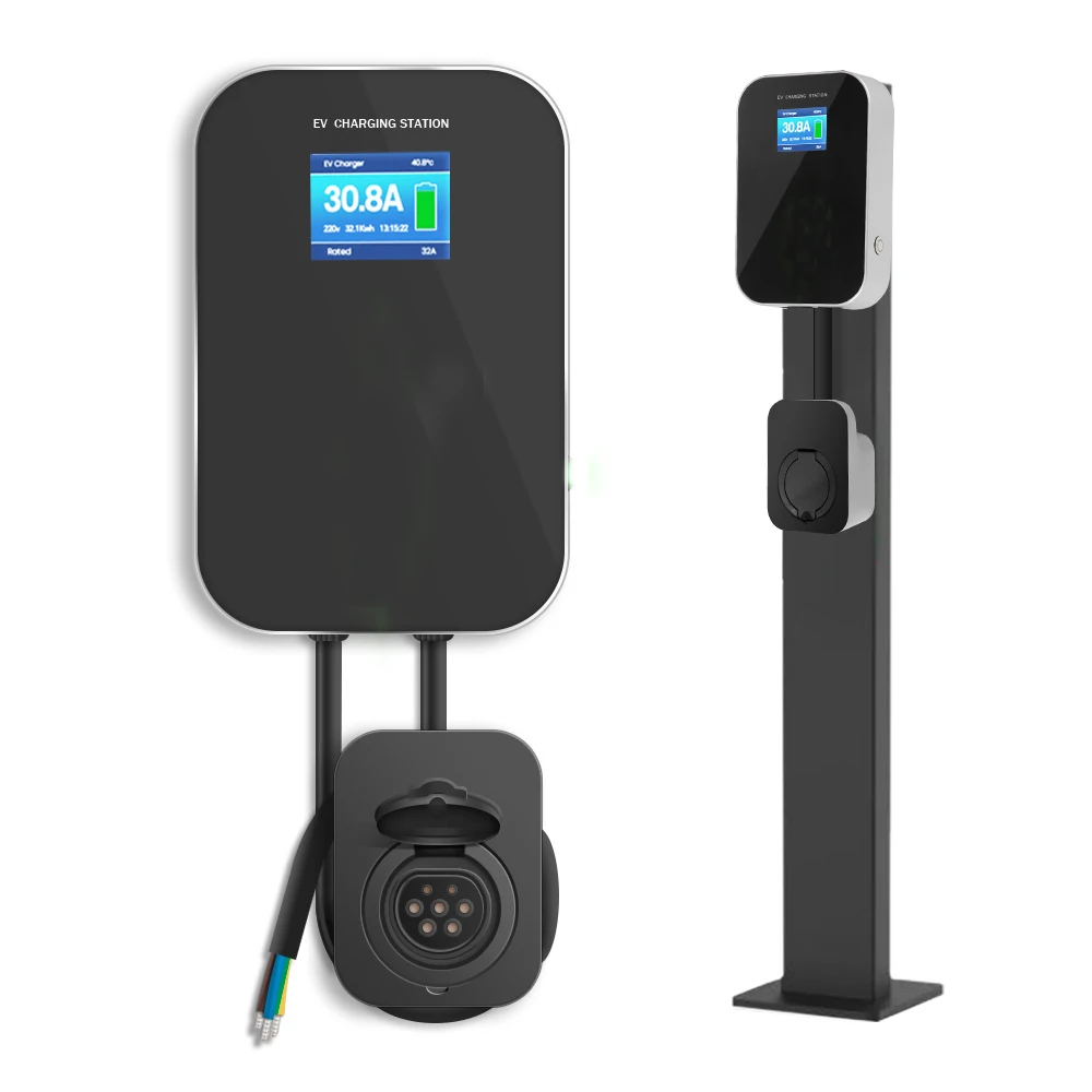 
EV 7Kw AC Charging Pile for EV Charging Station 