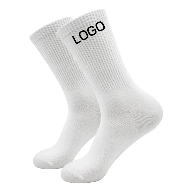 OEM unisex 100% cotton socks custom logo high quality sports grip cycling designer knit running sock manufacture