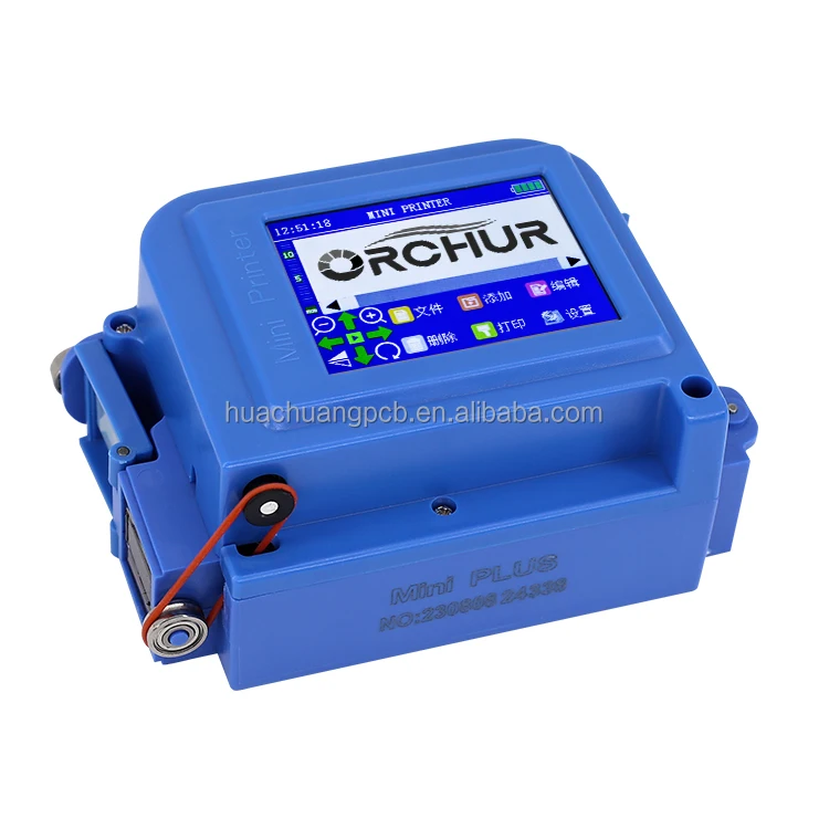 Huachuang China Professional Manufacture Hot Sale Handheld Inkjet Printer Printing On Concave Surface