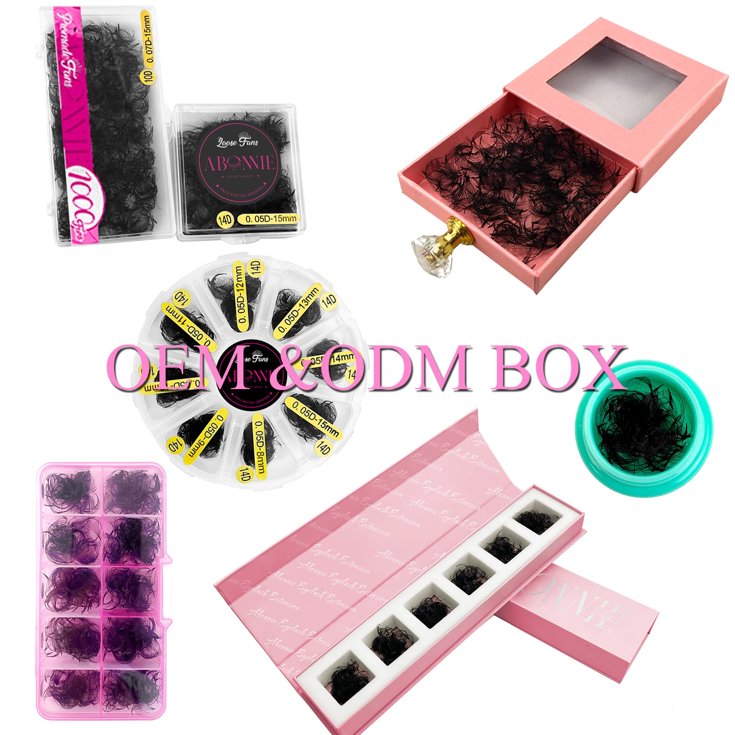 Оптовая продажа поклонники для наращивания ресниц