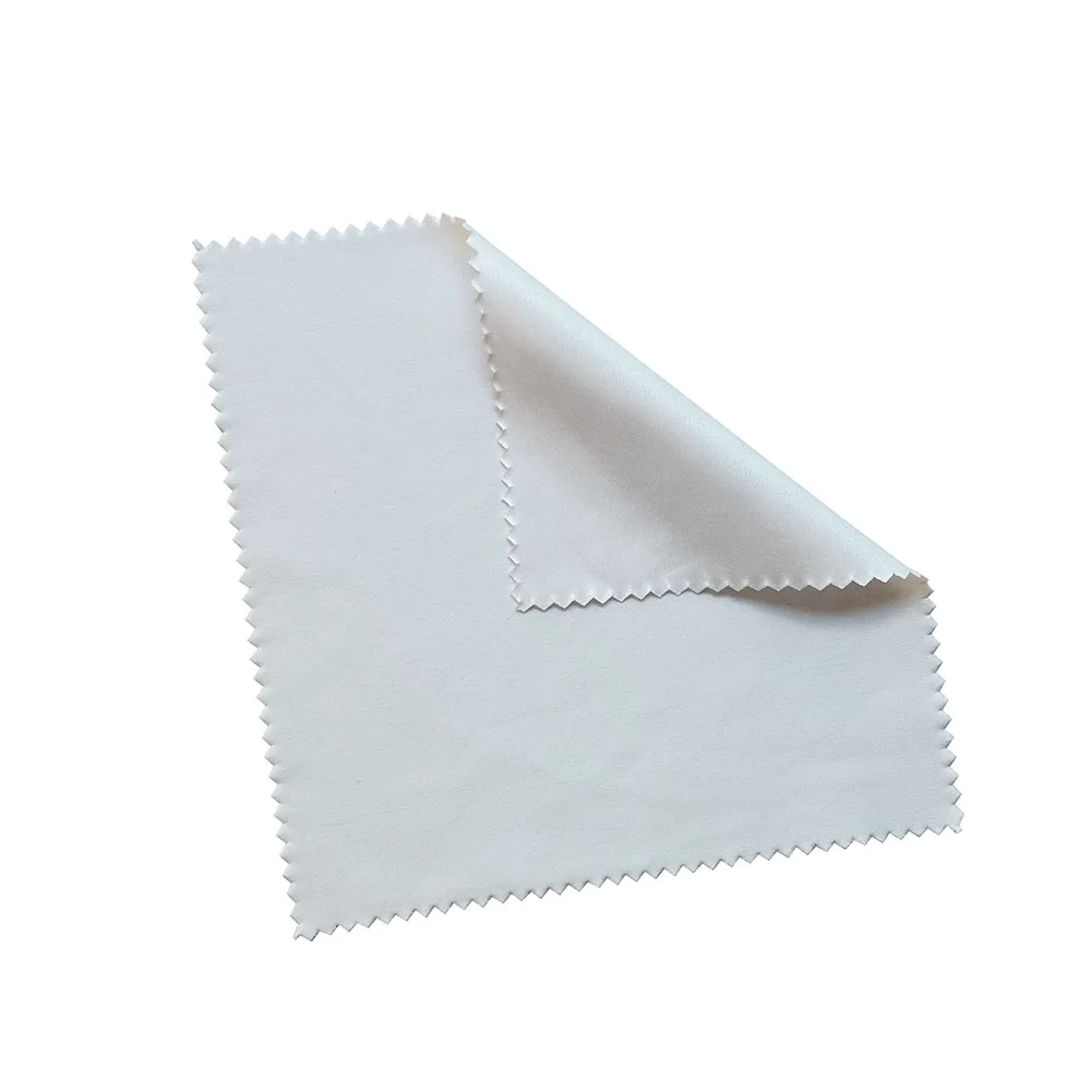 Microfiber 15*18cm white cloth digital print sublimation blank optical cleaning cloth for eye glasses lens sunglasses screens