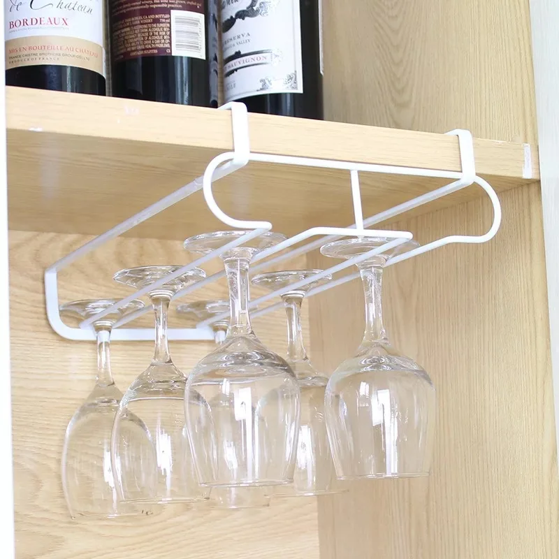 Hot Sale Dish Racking Wine Glass Mental Out Drying  Glass Holder Wine Glass Rack