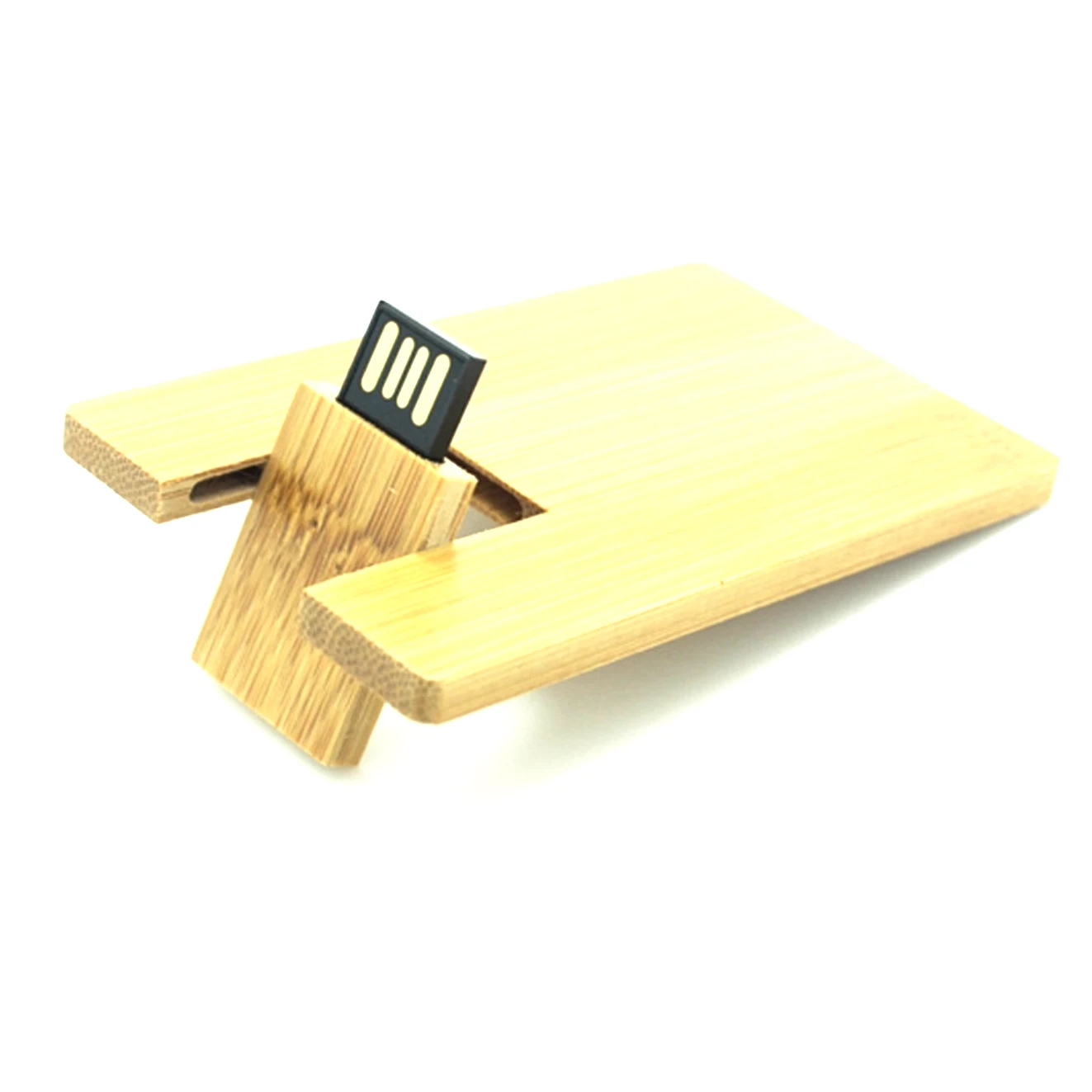 Экологичная деревянная кредитная карта USB с логотипом клиента печать 1 Гб 2 Гб 4 ГБ 8 ГБ USB бизнес деревянная карта флэш-накопитель