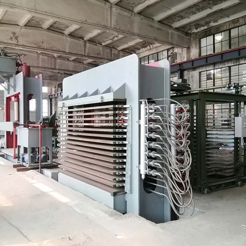 Hot Press Bonding Machine PLC Automatic Pumping Station  4-26 Layers 400-600T   Ruifeng