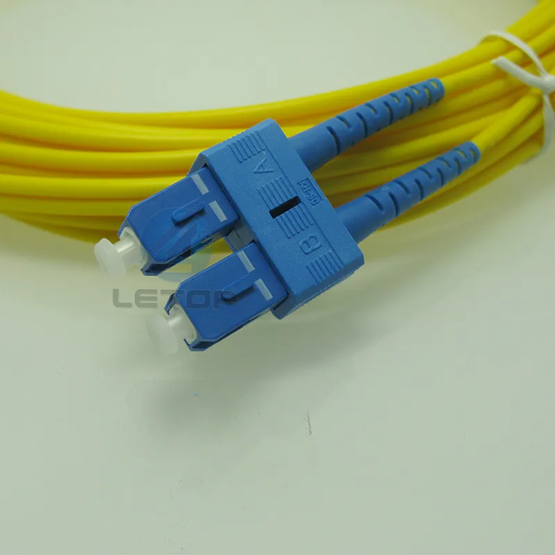 6.5M Double Cores Square Head Fiber Optical Cable for Flora inkjet printer