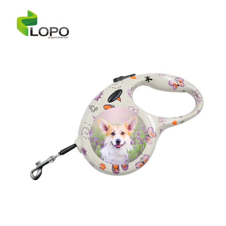 Best Selling Sublimation Blanks Retractable Pet Leash for Personalization