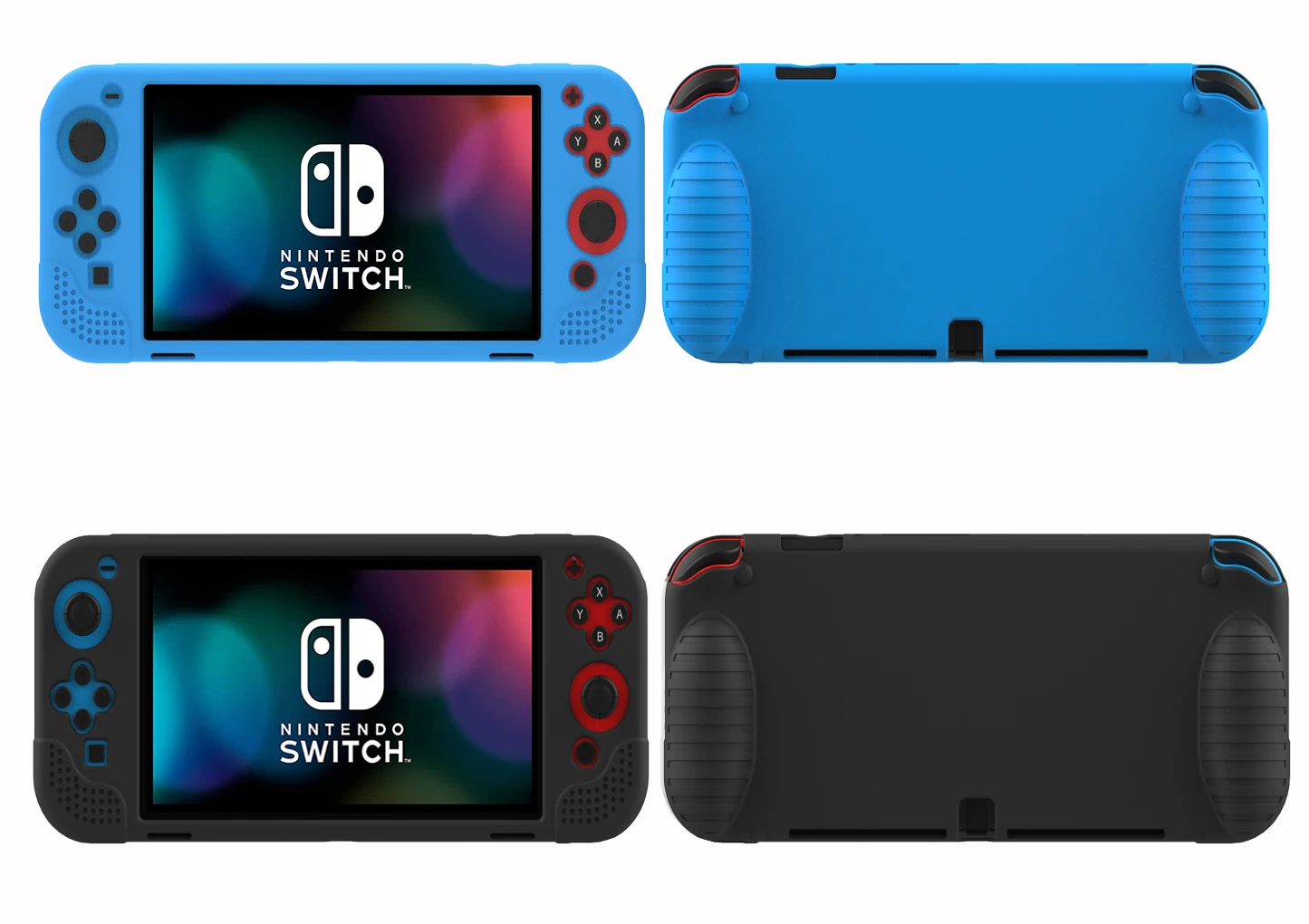 Силиконовый защитный чехол HOXC Skintouch для консоли Nintendo Switch OLED, силиконовый защитный чехол, эргономичный ЧЕХОЛ ДЛЯ NS Pro