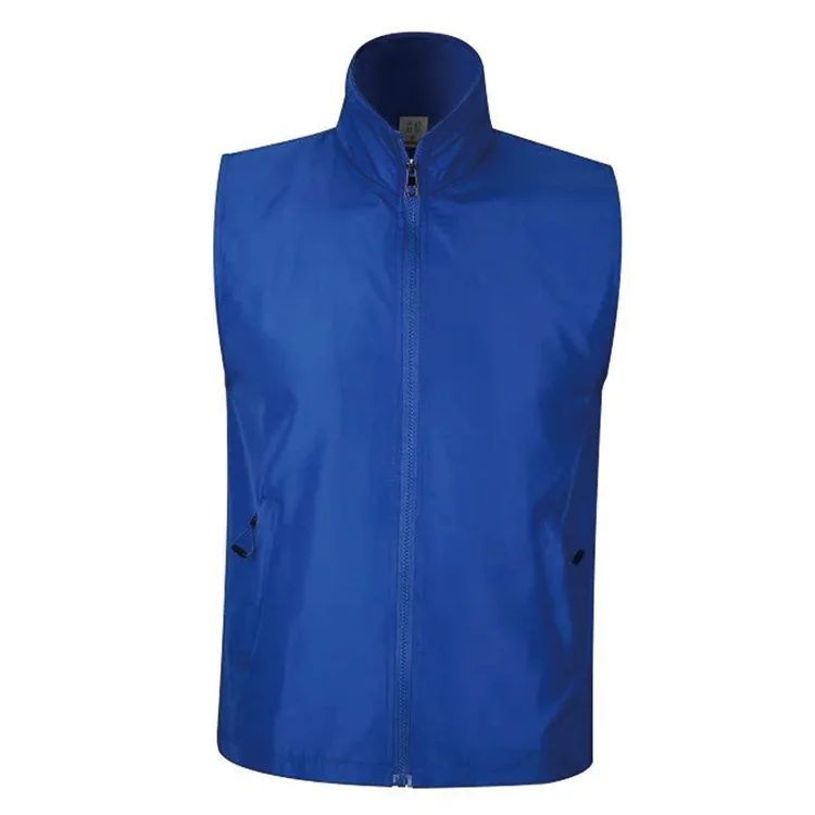 High Quality Advertising Volunteer Vest Custom Polyester Working Clothes Sleeveless Work Volunteer Vest