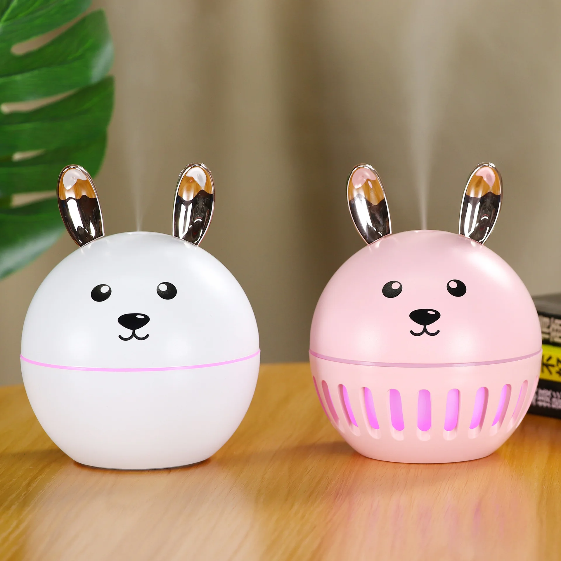 Factory Outlet Rabbit Frog Mini Air Humidifier USB Electric Animal 130ml Home Car Humidifier