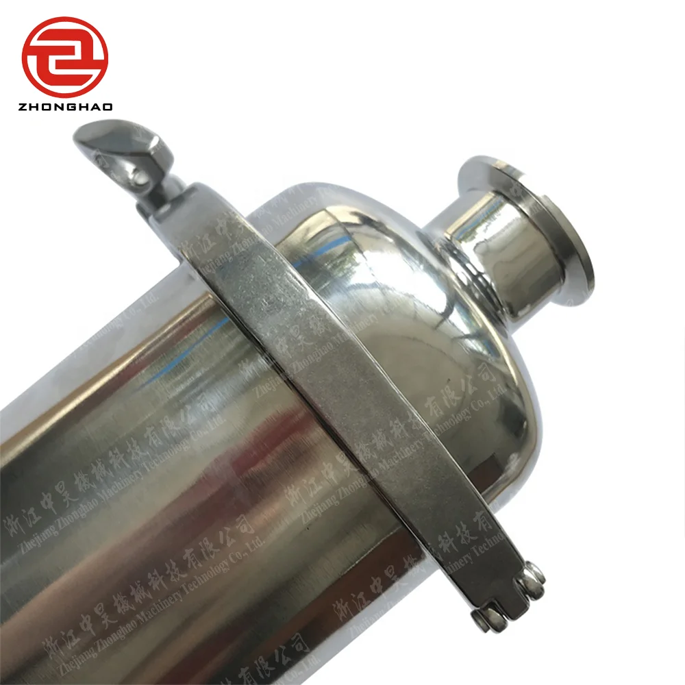 Stainless steel water processing equipment Straight through filter spare parts